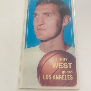 Topps Basketball Card with Blue and White